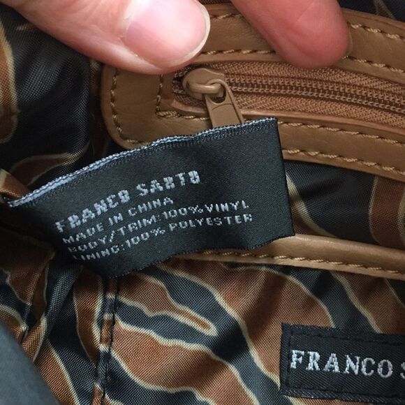 Franco Sarto | Faux Leather Shoulder Handbag - Picture 6 of 8